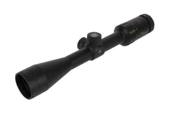 SIG Sauer 3-9x40mm WHISKEY3 quadplex riflescope has lens armor anti-scratch coatings